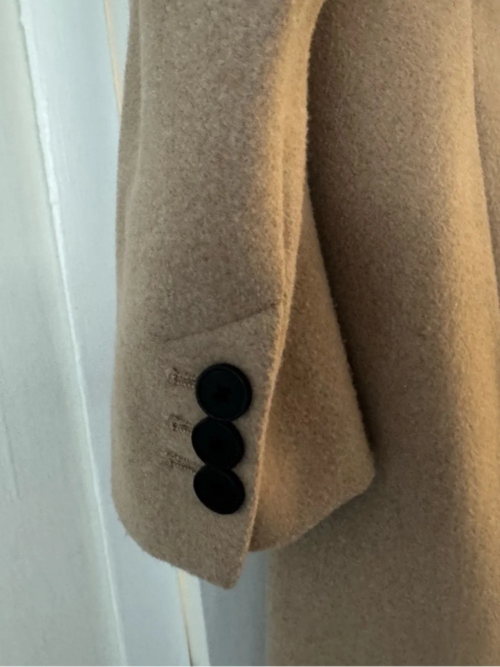 Zara Camel Single-Breasted Coat - Picture 5 of 7